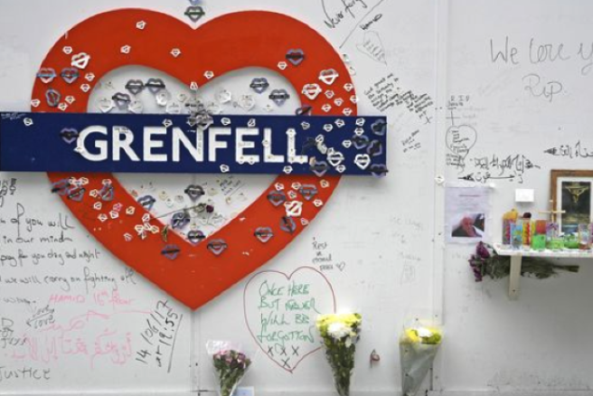 ‘Love and support’: Tributes paid to Grenfell Tower victims a year later