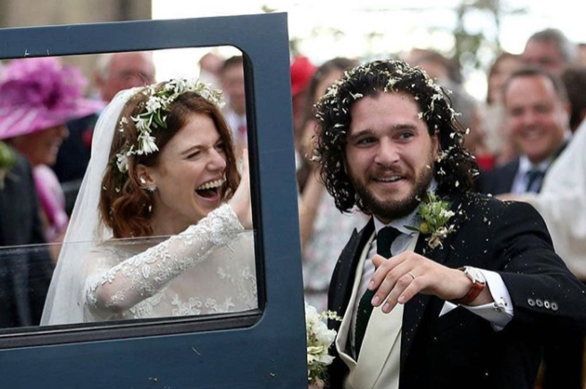 Congrats! Kit Harington and Rose Leslie are officially married