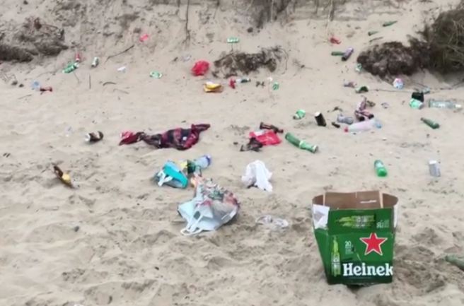 ‘Lazy, dirty people’: Brittas Bay left in appalling state