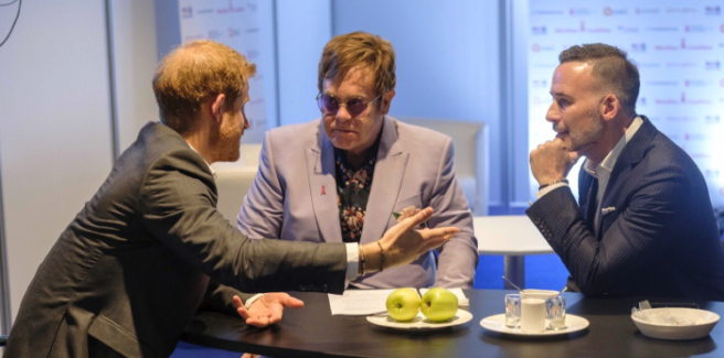 Elton John and Prince Harry team up in the fight against HIV