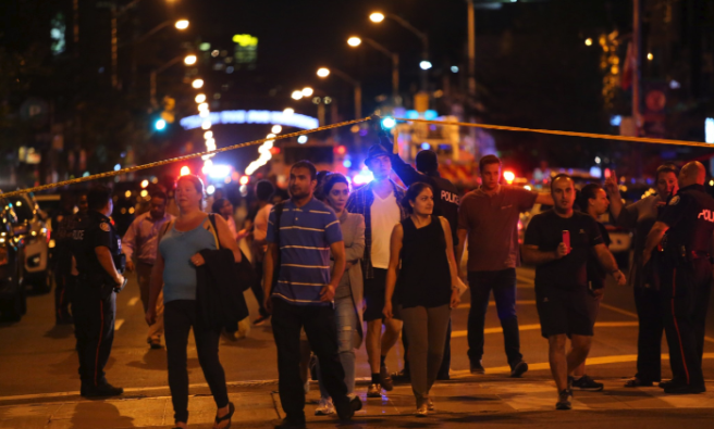 Two dead from horrific shooting in Toronto