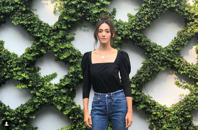Emmy Rossum joins ‘I Weigh’ movement with bada** selfie