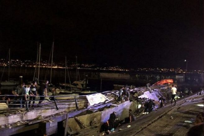 BREAKING: Over 260 injured in pier collapse in Spain