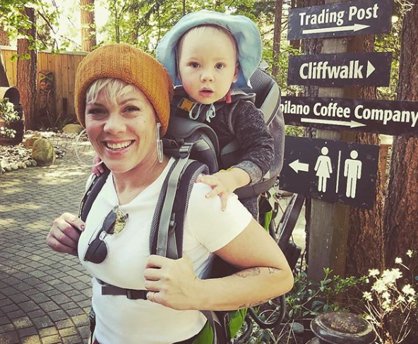 Pink’s "family meeting" Insta snap is adorable AF