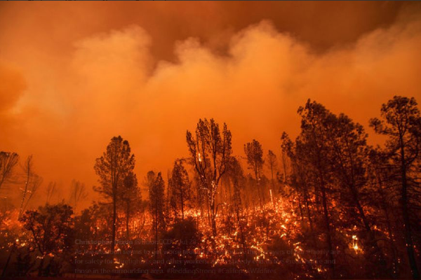 Wildfire continues to ravage Northern California