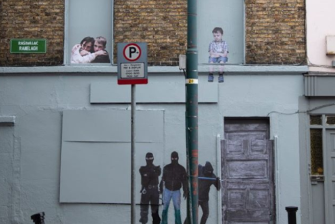 This powerful piece of artwork in Dublin sums up the housing crisis