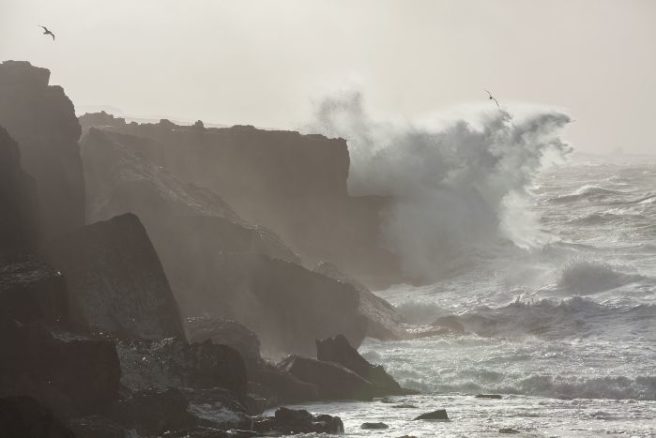A woman has died after Storm Ali blows caravan off Galway cliff