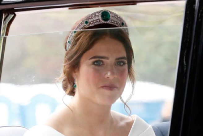 She has arrived: Princess Eugenie’s wedding dress is so unexpected