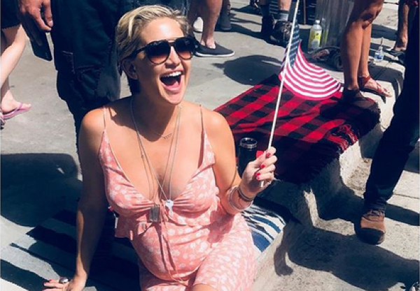 Kate Hudson shares first snap of new baby Rani