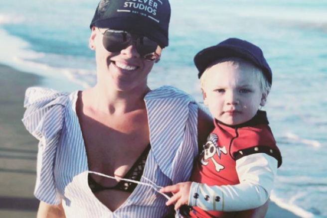 Captain Jameson: Pink shares adorable snap of her son’s costume