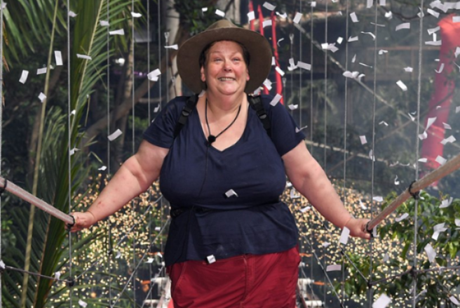 Jungle-gym: I’m a Celeb’s Anne Hegerty has lost so much weight