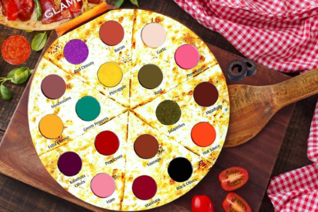 Stop the lights: There’s a PIZZA THEMED eyeshadow palette