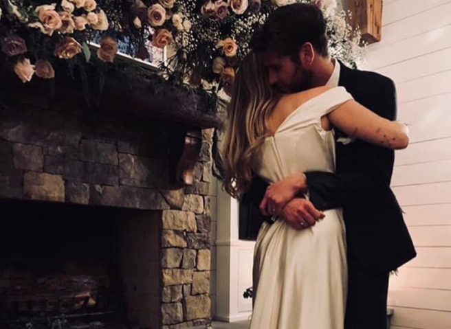 This video of Miley Cyrus dancing in her wedding dress is iconic
