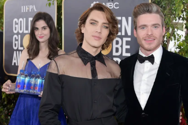 Fiji water girl reveals her FAVE Golden Globes photobomb