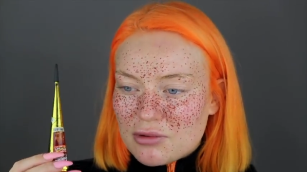 YouTuber s semi permanent Henna freckles don t try this YouTuber s semi permanent Henna freckles don t try this