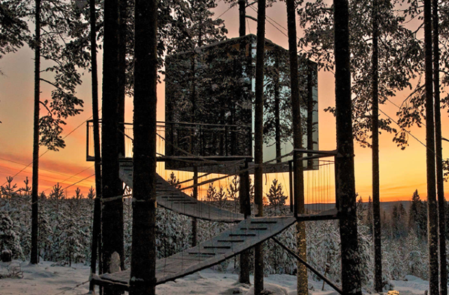 Check out this breathtaking TREE hotel in the Swedish forest