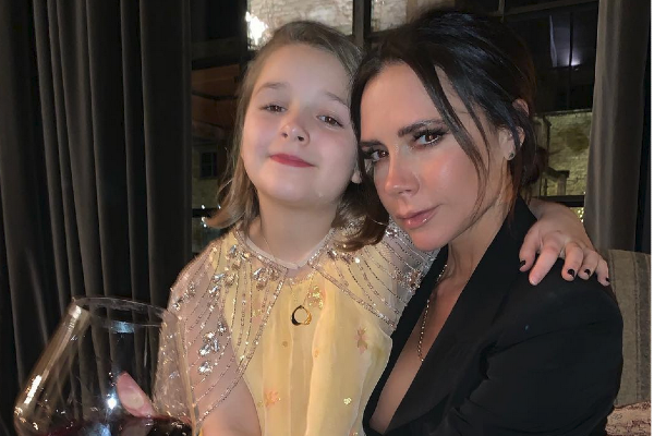 Adorbs: Read Harper Beckham’s sweet note to mum Victoria