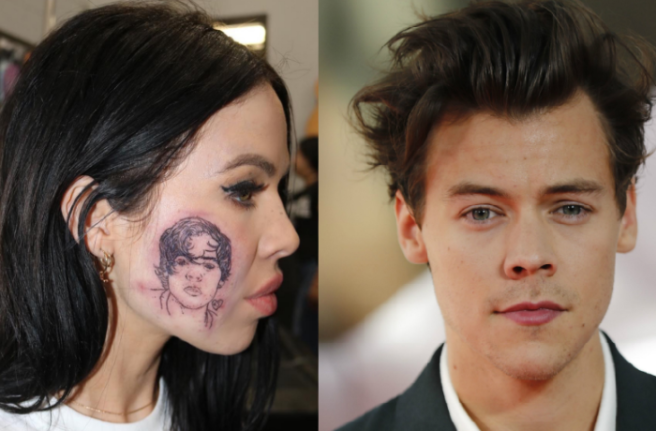 Singer who got THAT Harry Styles face tattoo admits it’s a fake