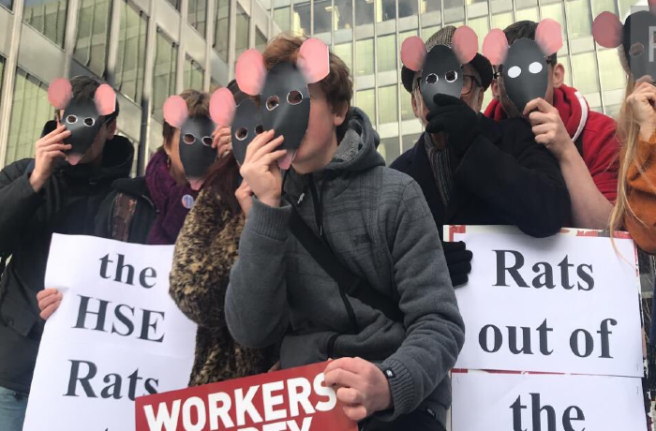 ‘Rats Out’ protest takes place after patient’s abortion details leaked