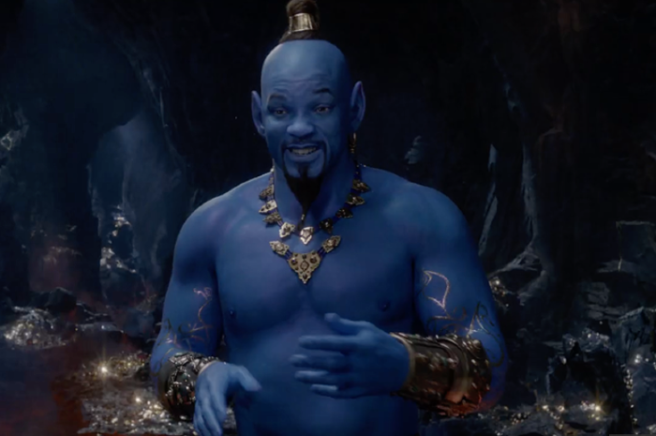 The reactions to Will Smith as a blue genie have us GASPING