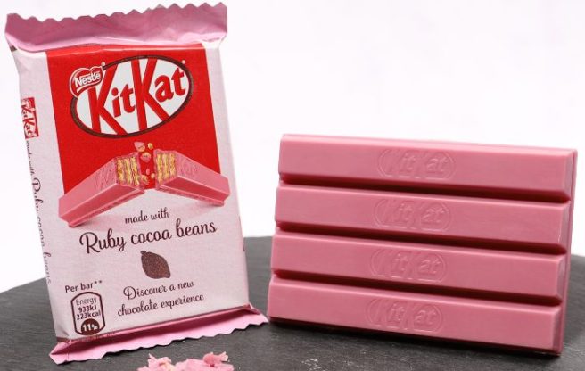 *Drools* Milennial Pink chocolate KitKats are now available in Ireland