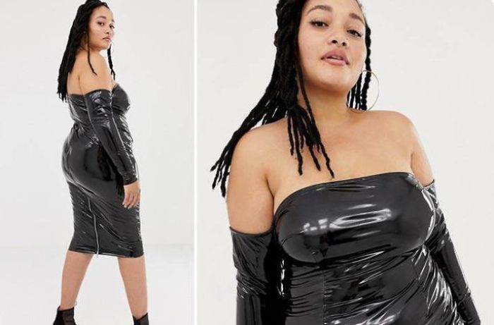asos bin bag dress