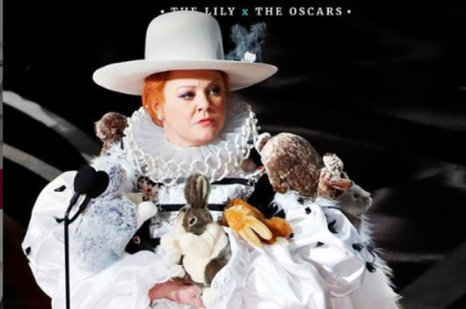 Legend: Melissa McCarthy wears Adidas tracksuit to Oscars party