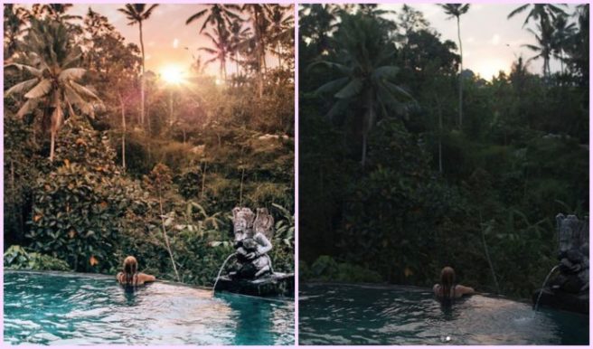 Travel Blogger shows the reality of photo edits with before-and-afters