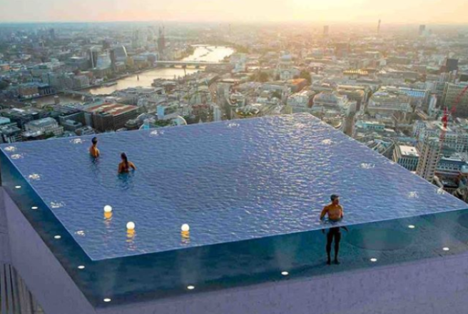 The world’s first 360 degree infinity pool is absolutely baffling people