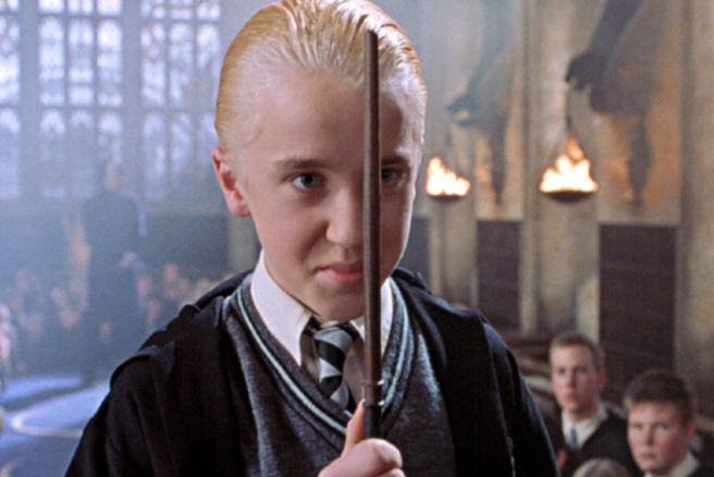 ‘It’s only Draco that’s mean’: Tom Felton hugging a mini fan is LIFE