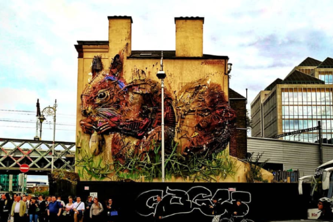 A hotel is replacing Tara Street’s famous red squirrel mural *sigh*