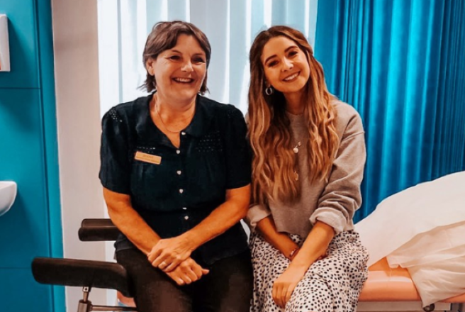 Zoe Sugg films smear test to highlight cervical cancer screenings