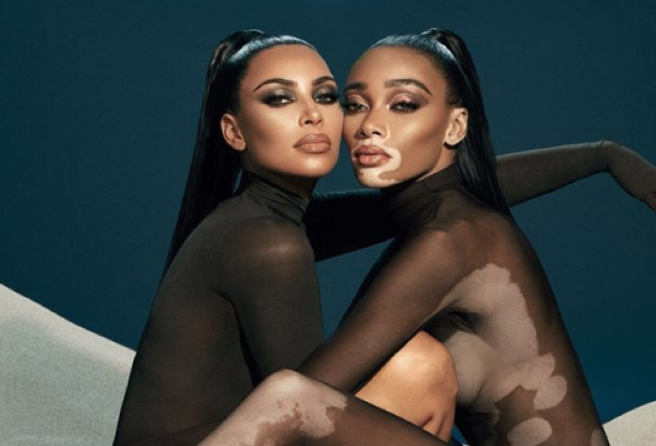 The KKW Beauty x Winnie Harlow make-up collab is almost here