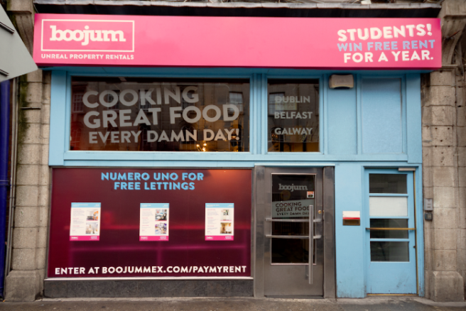 Boojum offering one student the chance to win free rent for a year