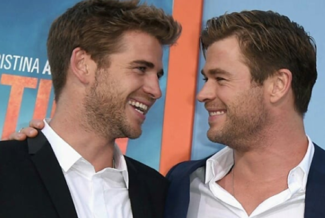 Liam Hemsworth seen spending quality time with his brother Chris