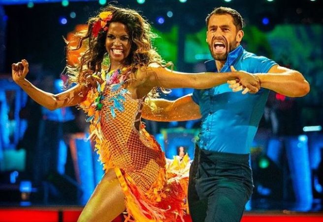Watch: Strictly’s Kelvin Fletcher practices routine with baby boy Milo