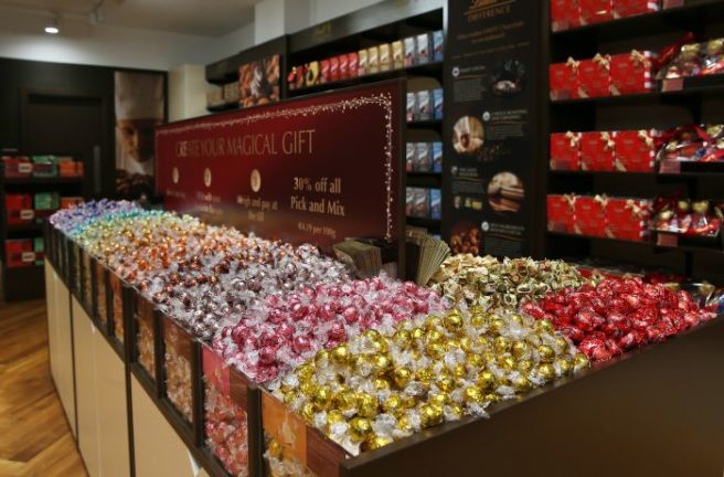The Lindt store in Kildare Village is open and it is just like heaven