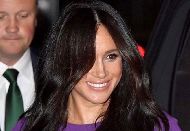 Style crush: Meghan wore the most gorge purple dress last night