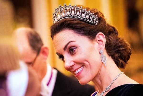 The Duchess of Cambridge wore the dream velvet gown last night