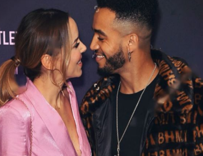 ‘A perfect 4’: Aston Merrygold and Sarah Lou share sweet family snap