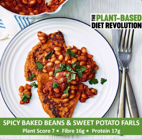Spicy baked beans & sweet potato farls recipe SHEmazing!
