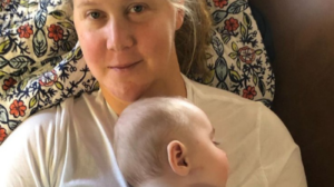 Amy Schumer embraces her c-section scar in naked mirror-selfie