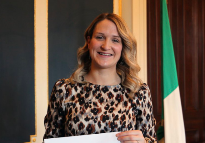 Justice Minister Helen McEntee has given birth to her first child