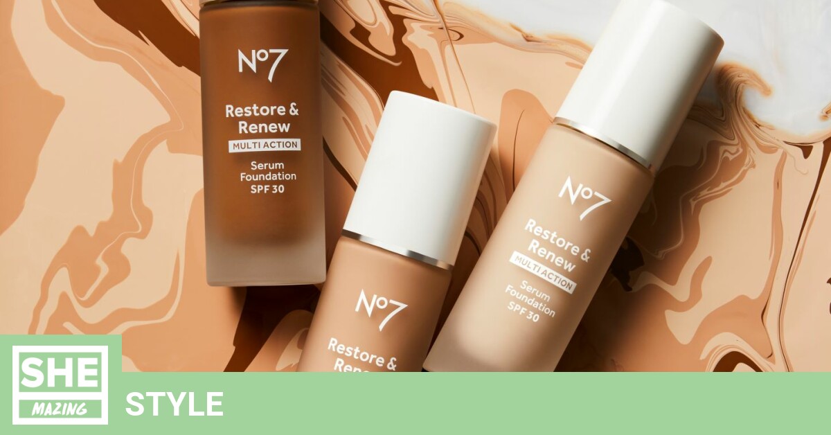 Boot’s No.7 Serum Foundation is back by popular demand. SHEmazing!