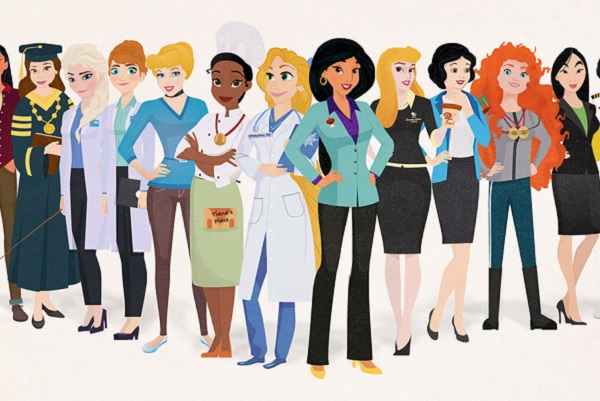 Disney princesses reimagined as career women is powerful as hell