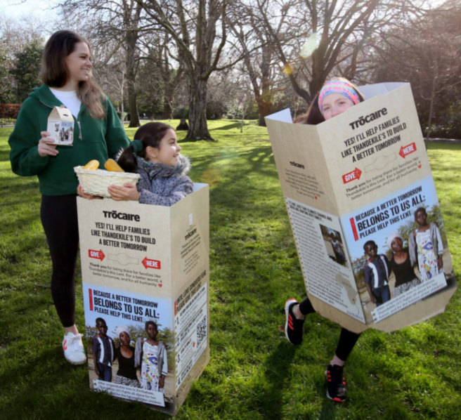 Dublin Gaelic football star, Noelle Healy, supports Trócaire Lenten campaign.