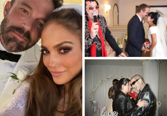 Wedding Bells: The famous couples who got married in Las Vegas