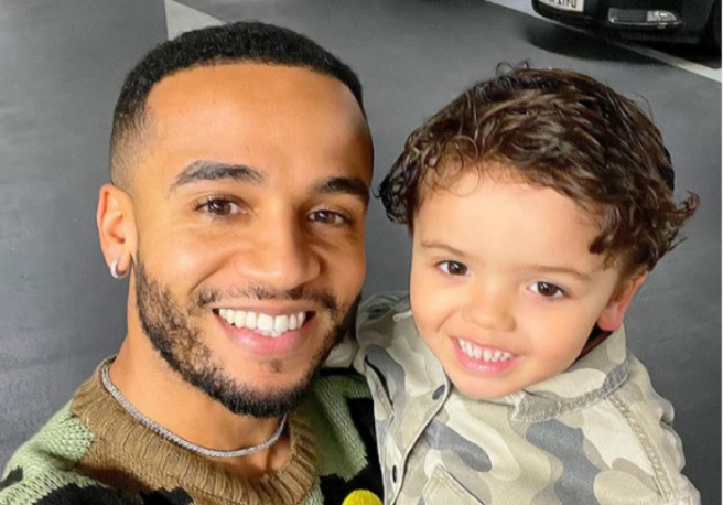 JLS’ Aston Merrygold throws son epic Mario party