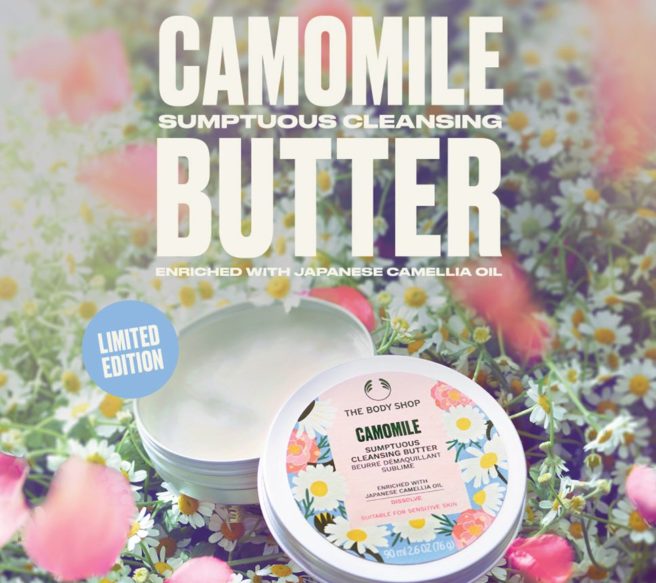 The Body Shop launch Limited Edition Camomile Cleansing Butter