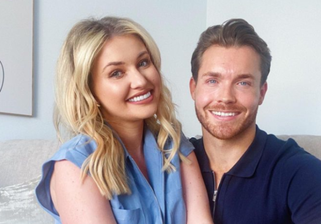 Love Island’s Amy Hart pens heartwarming tribute to fiancé Sam